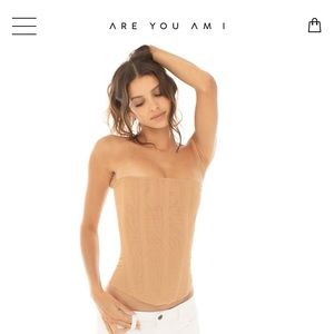 Brand new Sunniva corset top